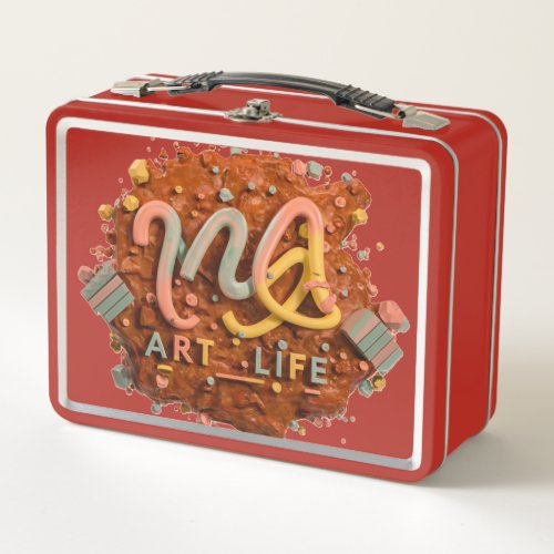 Mili Art Life Metal Lunchbox