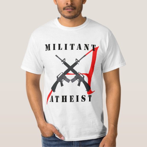 Militant Atheist Mens Shirt