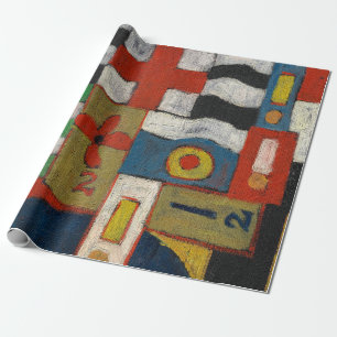 Military, 1914-1915 by Marsden Hartley Wrapping Paper