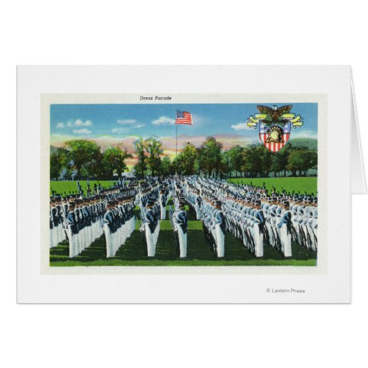 Military Academy Dress Parade Cards (Front Horizontal)