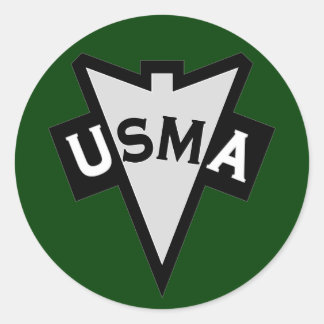 Military Academy Recondo patch for Classic Round Sticker