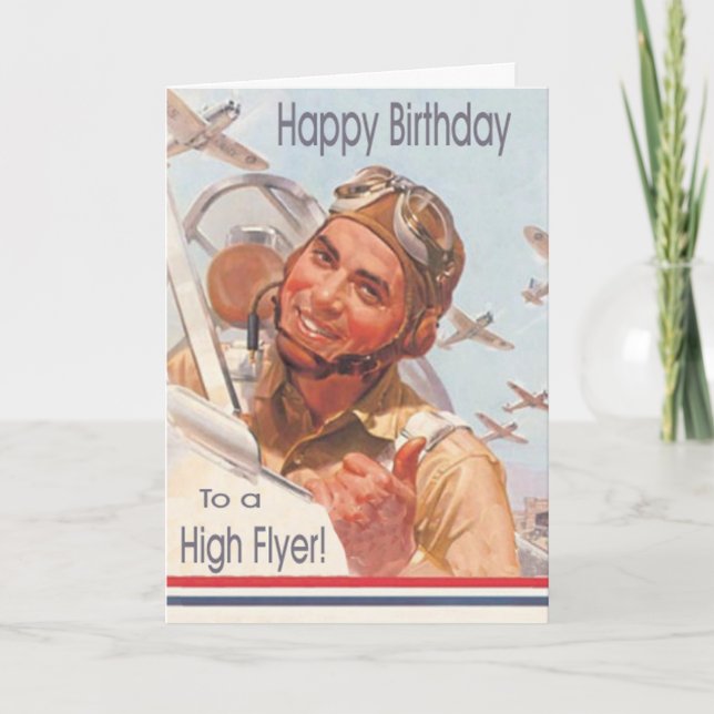 Military Air Force Birthday Card (Front)