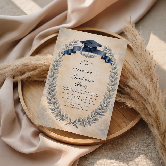 Military Air Force Graduation Theme Invitation (Creator Uploaded)