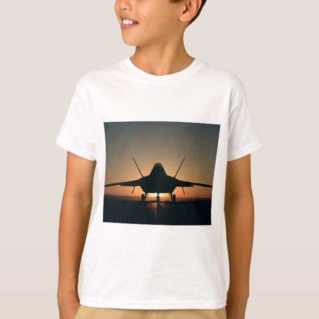 Military aircraft silhouette T-Shirt (Front)