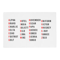 Military Alphabet