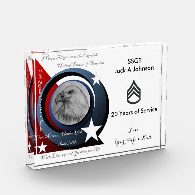 Military Appreciation Award (Left)