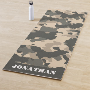 Military Army Camouflage Personalised Custom Yoga Mat