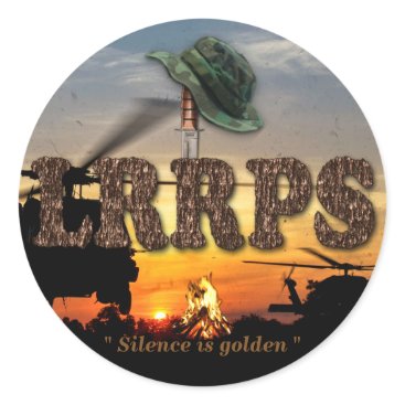 Military Army Marines Recon LURPS Vietnam Nam War Classic Round Sticker Military Army Marines Recon LURPS Vietnam Nam War Classic Round Sticker