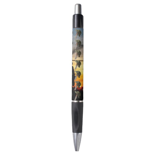 Military Army Navy Air Force Marines LRRPS LRRP Pen (Front Vertical)