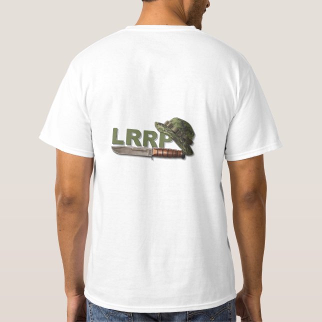 Military Army Navy Air force Marines Rangers LRRP T-Shirt (Back)