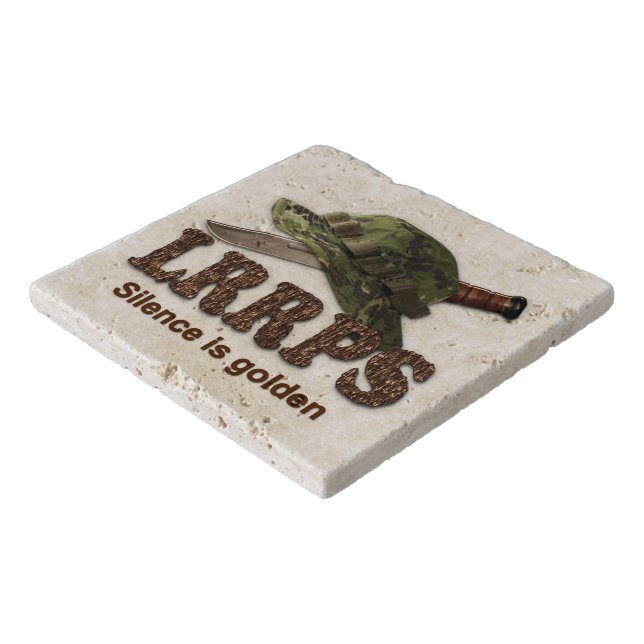 Military Army navy marines LRRPS LRRP Recon Trivet (Corner)