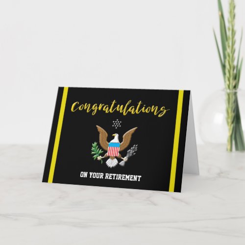 Military Army Retirement Colors Defense emblem