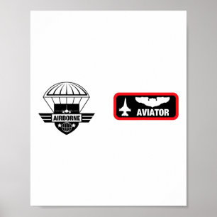 Military Aviator Jet Fighter Pilot Halloween Costu Poster