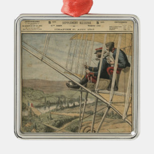 Military aviators on the Eastern front Metal Ornament
