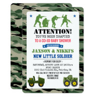 Military Baby Shower Invitation