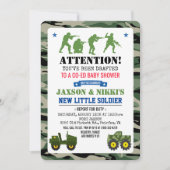 Military Baby Shower Invitation (Front)