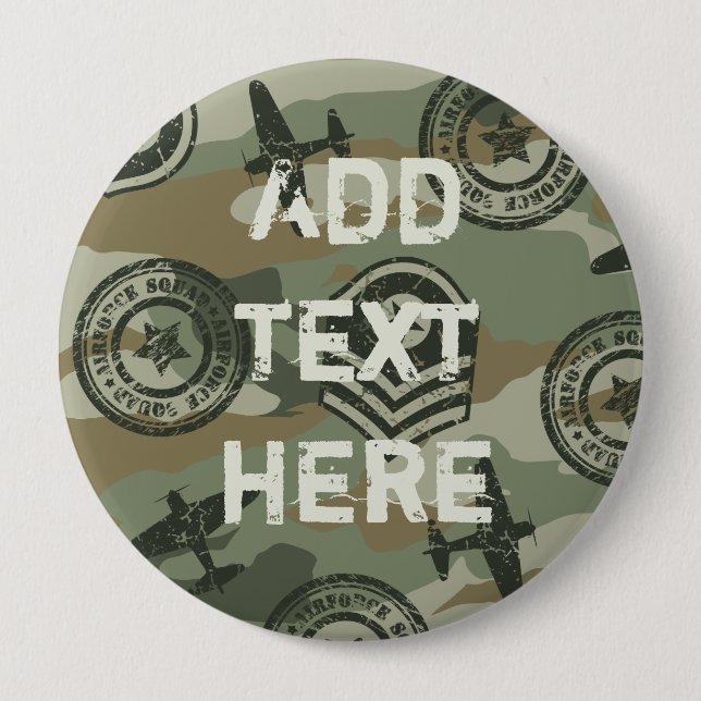 Military badges button (Front)