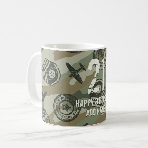 Military badges coffee mug