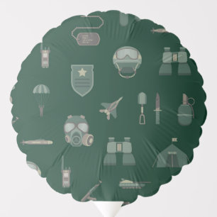 Military Balloon, Patriotic Army Party Balloon