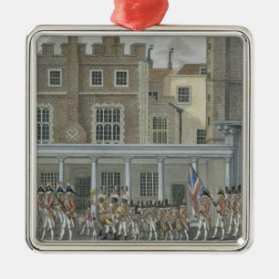 Military Band at St. James' Palace, late 18th cent Metal Ornament