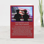 Military Boot Camp Graduation Famous Quote Card