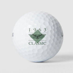 Military Born In 1963 60th Birthday Golf Balls