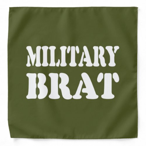 MILITARY BRAT BANDANA