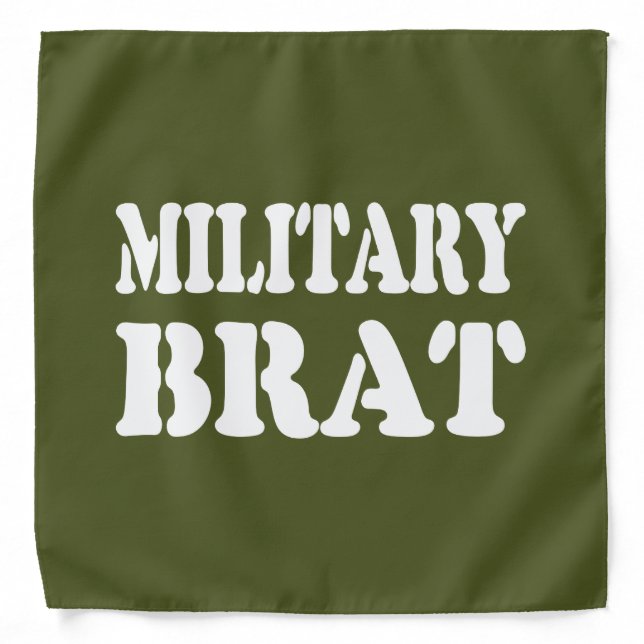 MILITARY BRAT BANDANA (Front)