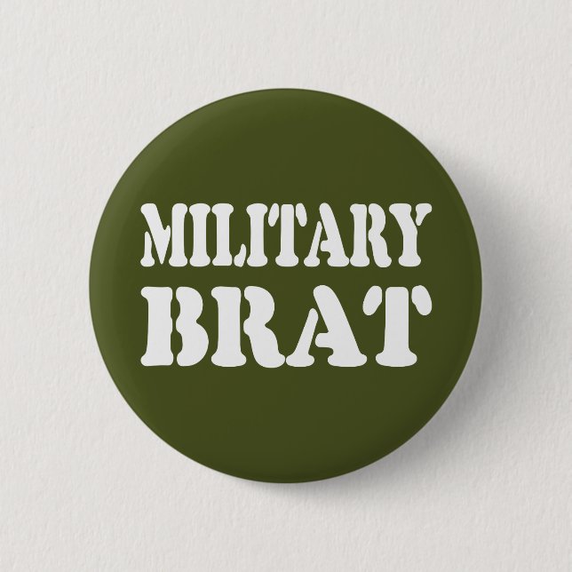 MILITARY BRAT BUTTON (Front)