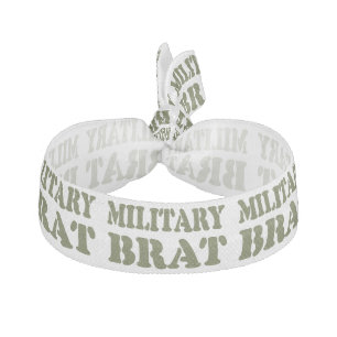 MILITARY BRAT ELASTIC HAIR TIE