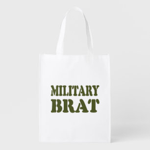 MILITARY BRAT GROCERY BAG