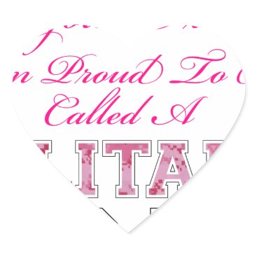 Military Brat Heart Sticker Military Brat Heart Sticker