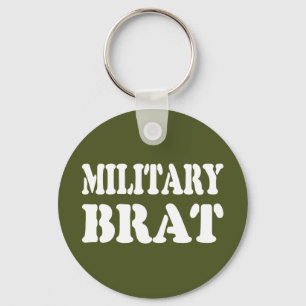 MILITARY BRAT KEYCHAIN