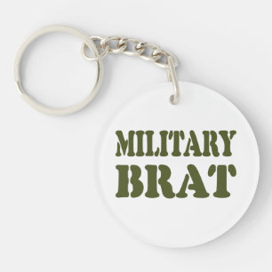 MILITARY BRAT KEYCHAIN