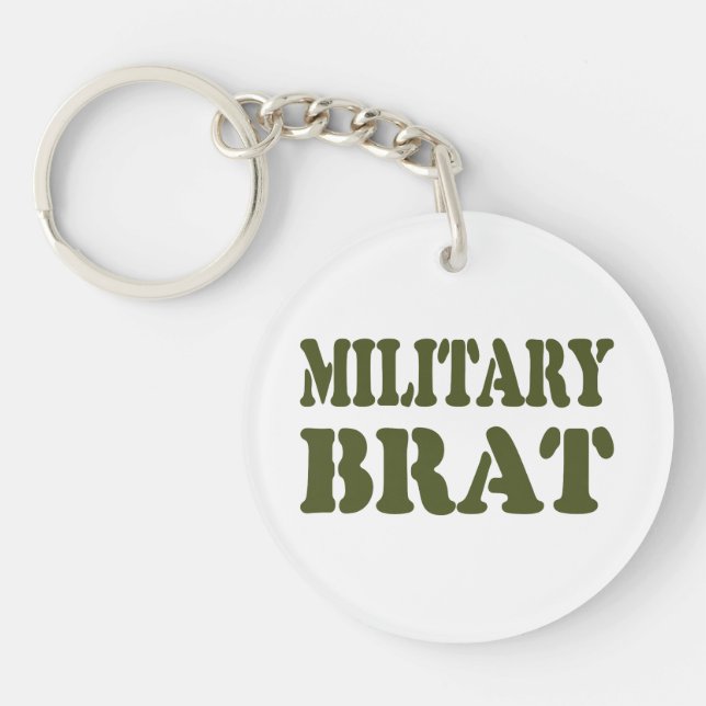 MILITARY BRAT KEYCHAIN (Front)