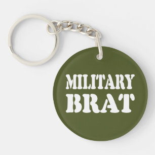 MILITARY BRAT KEYCHAIN