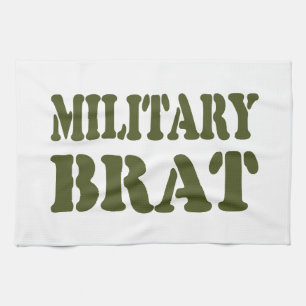 MILITARY BRAT KITCHEN TOWEL