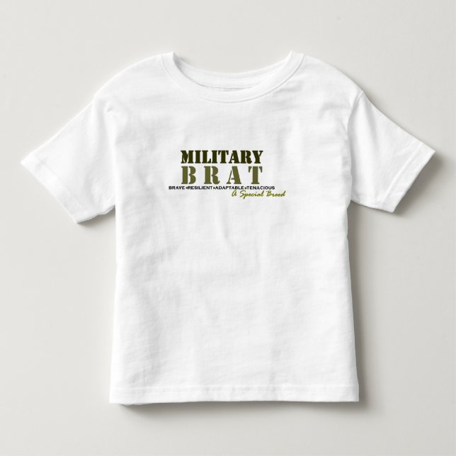 Military Brat-Special Breed Toddler T-shirt (Front)