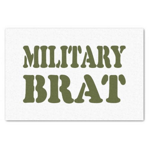 MILITARY BRAT TISSUE PAPER