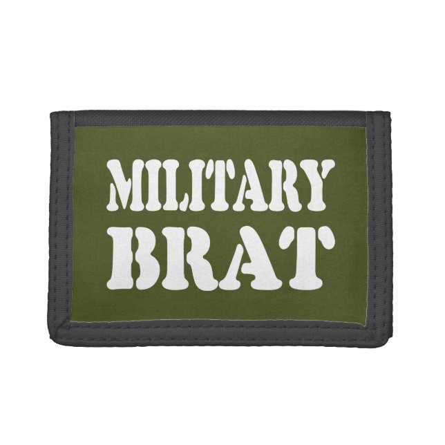 MILITARY BRAT TRIFOLD WALLET (Front)