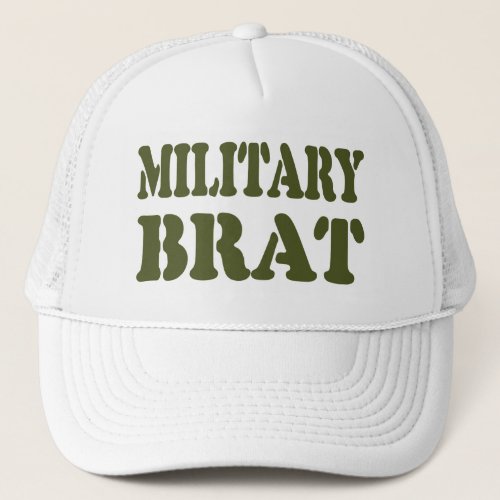 MILITARY BRAT TRUCKER HAT