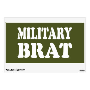 MILITARY BRAT WALL DECAL