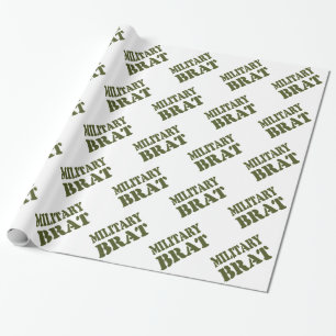 MILITARY BRAT WRAPPING PAPER