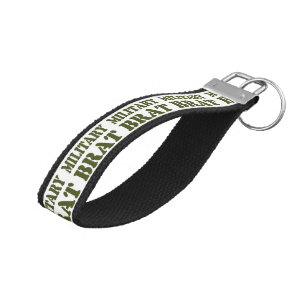MILITARY BRAT WRIST KEYCHAIN