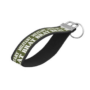 MILITARY BRAT WRIST KEYCHAIN