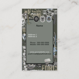 Military Business Card