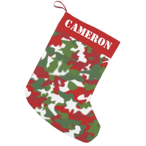 Military Camo Christmas Stocking Camouflage Custom