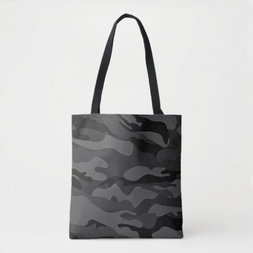 military camo dark evening tote bag