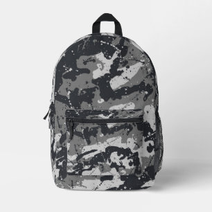 Military Camo Printed Backpack