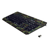 Military Camo Wireless Keyboard (Angled)